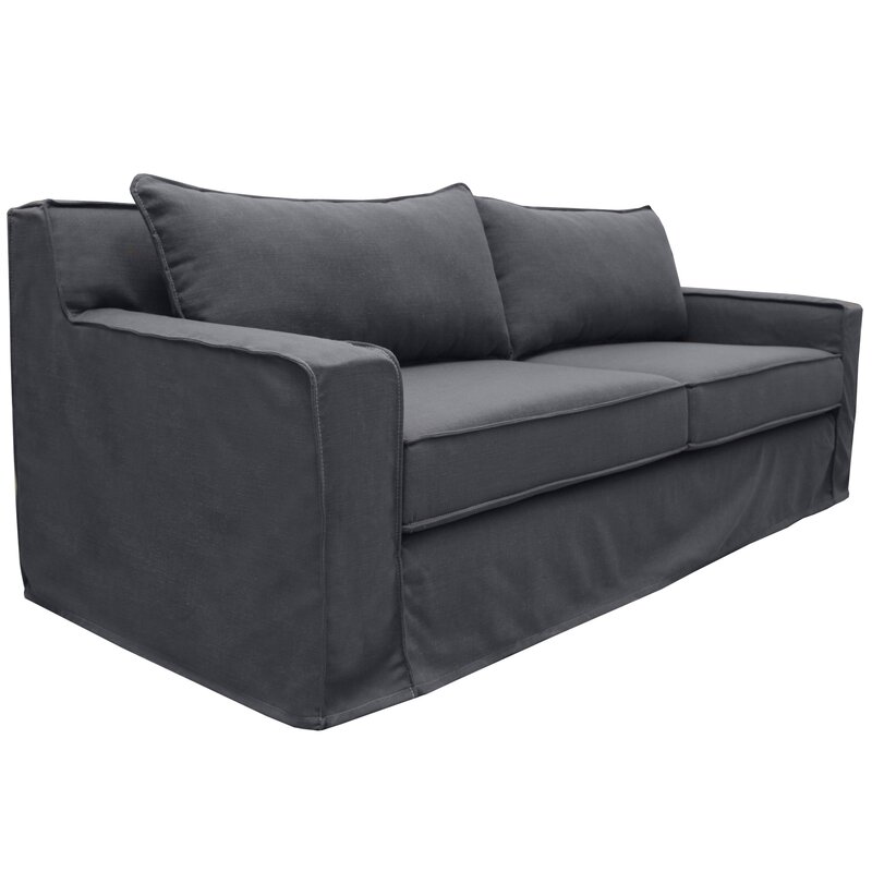 Canora Grey Bengtson Microfiber 72" Square Arm Sofa | Wayfair.ca